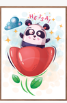 Blomster panda