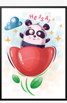 Blomster panda